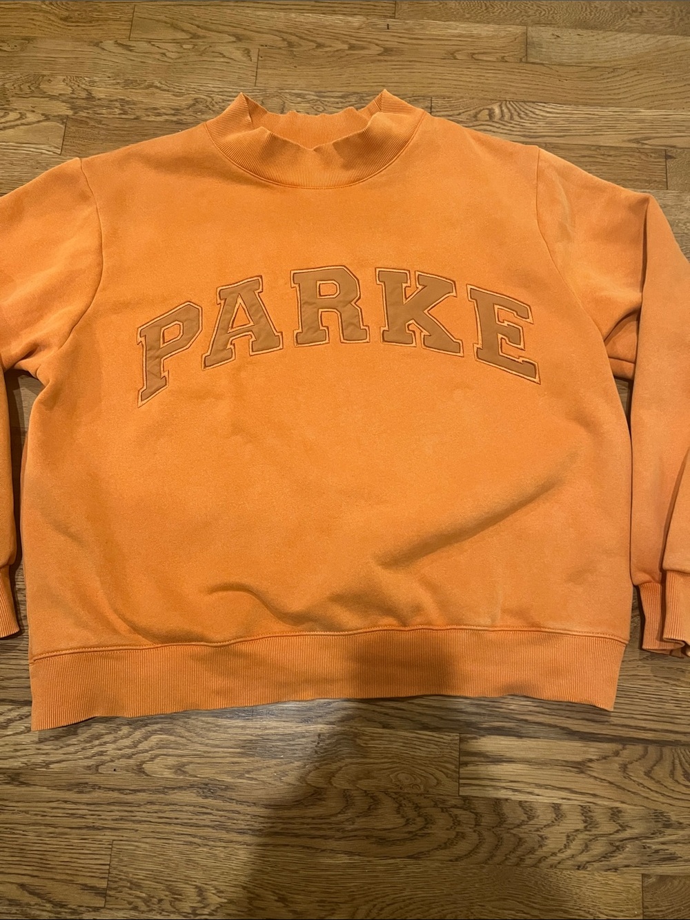 Parke Orange Halloween Mockneck